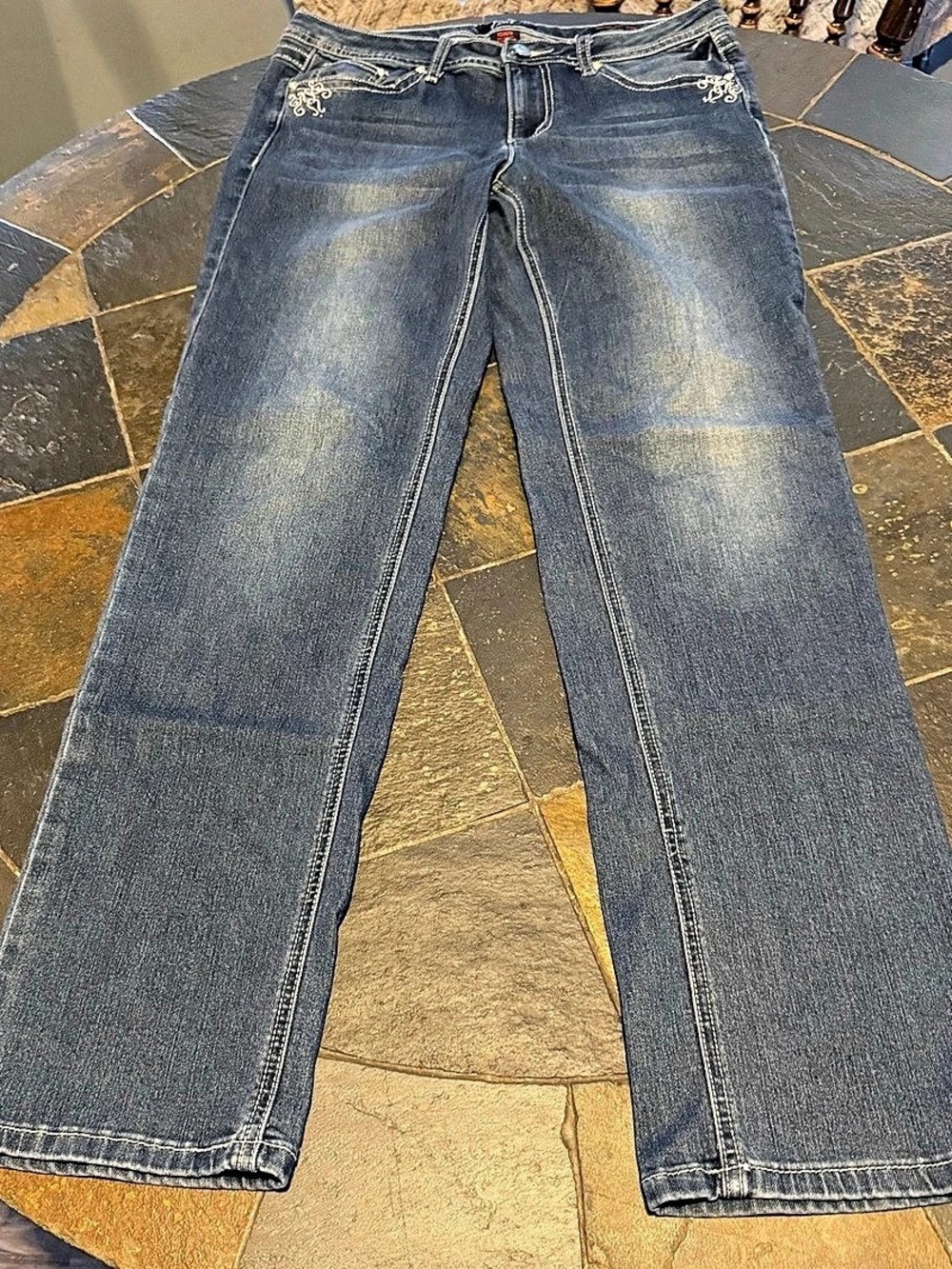 Earl Jeans Straight Leg Jeans Blue Waist 10